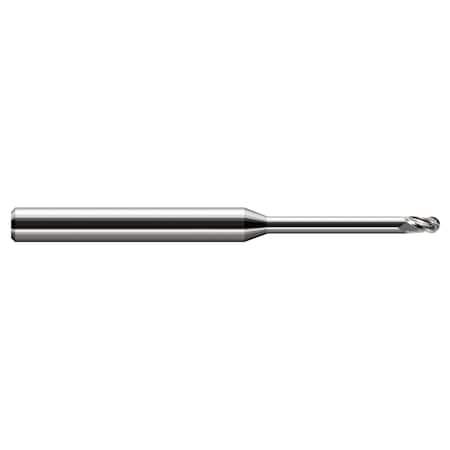 Harvey Tool Miniature End Mill - Ball - Long Reach, Stub Flute 769262